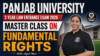 PU 3 Year Law Entrance Master Class on Fundamental Rights | PU Law Entrance 2026 |#PrakashLawAcademy