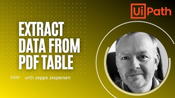 UiPath PDF Table Data extraxtion with ReGex