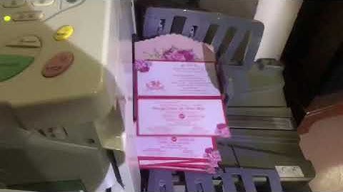 In Thiệp Cưới Siêu tốc Trên Riso 990U