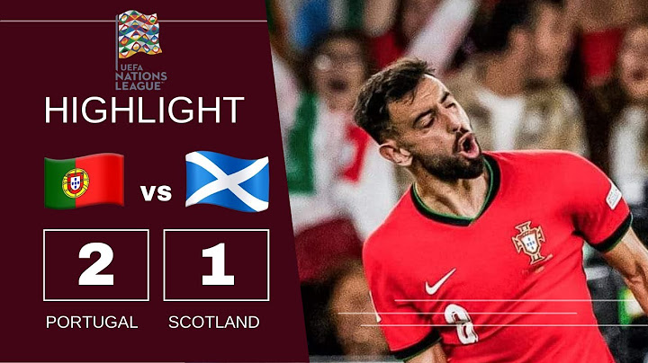 Portugal Vs Scotland 2-1 All Goals Match Highlight | Nations League 2024/2025