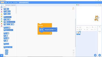Scratch 2.4: Motion, Moving to the mouse pointer