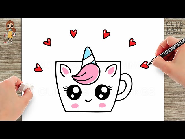 HOW TO DRAW UNICORN FOFO BEAUTIFUL AND EASY - Drawing to Draw 