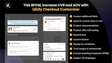 Checkout Extensions for Shopify Plus - Qikify Checkout Customizer