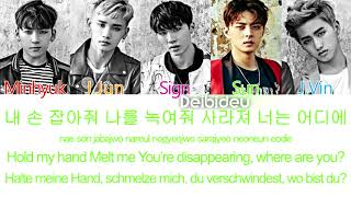 MAP6 (맵식스) - Love Is Gone [Color Coded Lyrics] (HAN|ROM|ENG|DE)