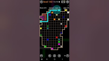 How To Solve Flow Free Amoeba Pack Level 140 13x18 Board Walk Through Solution Walkthrough