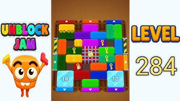 Unblock Jam Level 284 Walkthrough Solution
