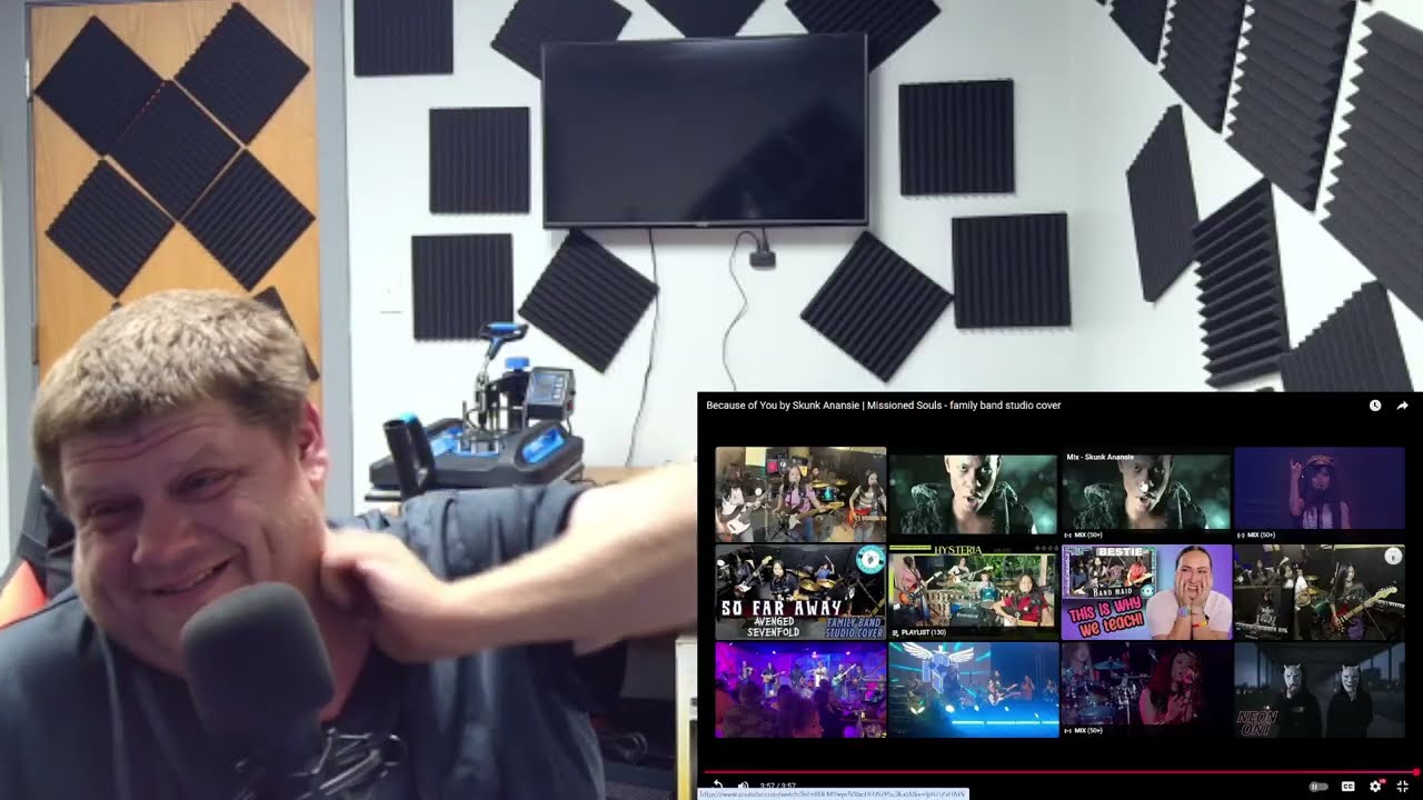 РЕАКЦИЯ НА - Because of You от Skunk Anansie | Missioned Souls - {ОРИГИНАЛ И ОБЛОЖКА} ДВОЙНАЯ РЕА...