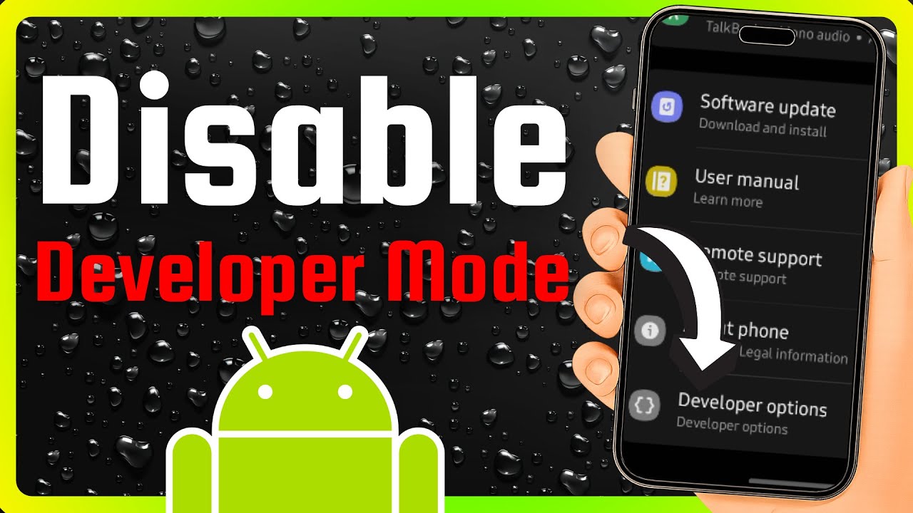 How to Disable Developer Mode on Android (2025) - YouTube