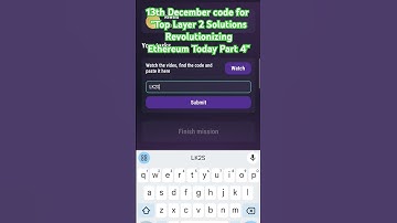 13th December code for "Top Layer 2 Solutions Revolutionizing Ethereum Today Part 4". Check it out .