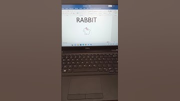 how to make rabbit 🐰 in ms word #shorts #newtricks #computer #education #newshorts #mswordtricks