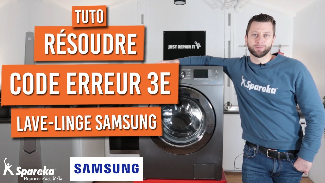 Codes erreur - panne lave-linge Samsung - TUTO