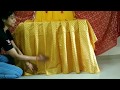 सिर्फ एक साडी से करे बहुत ही सुंदर गणपति डेकोरेशन। Best Idea for ganpati decoration with only saree.