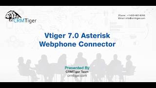 vTiger 7.x asterisk connector using WebRTC phone