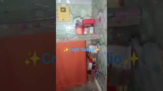 My New 💝 Craft Studio | Studio Tour 🥰 | Craft 😊 Studio | My New Studio Ready 🎉