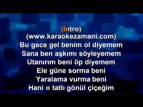 Serdar ortaç karabiberim -karaoke