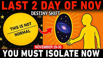 CHOSEN ONES ⚠️ Nov 29–30: These Last 2 Days Will Pull You Into Isolation — Here’s the REAL Reason!