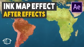 Growing Ink Map - After Effects Tutorial