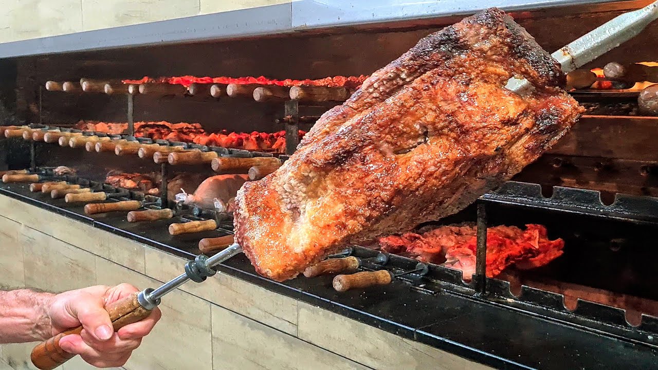 ⁣Behind the scenes at a Brazilian steakhouse that pioneered the all-you-can-eat system