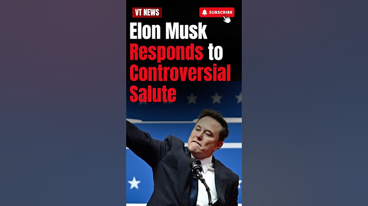 Elon Musk Responds to Controversial Salute