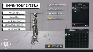 UE5 - Solo Dev Log: Inventory, Vendor & Loot System Preview