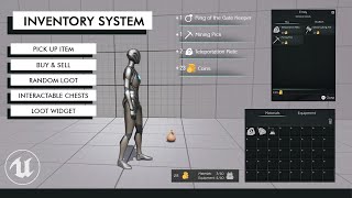 UE5 - Solo Dev Log: Inventory, Vendor & Loot System Preview