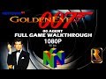 GoldenEye 007 N64 - 00 Agent - Full Game Walkthrough!