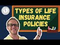 Types of life insurance policies  life insurance exam prep