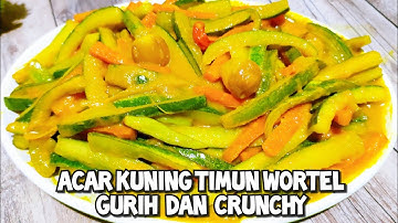 Thumbnail of How to Make Yellow Pickled Cucumber Carrots That Are Savory and Crunchy in the Latest Way