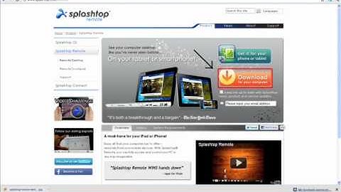 how to control a computer with your ipad/iphone/ipod touch - splashtop