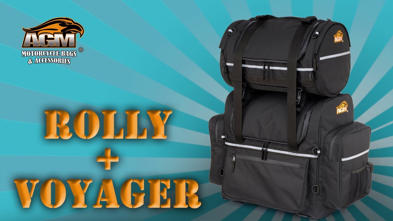 Dein Reisebegleiter: AGM Motorcycle Bag Rolly 2 - M & F Firearms