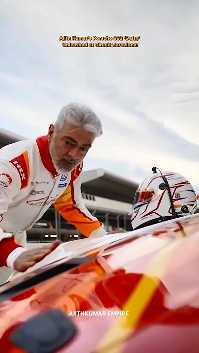 Ajith Kumar's Porsche 992 'Daisy' Unleashed at Circuit Barcelona! 💥🤯 #shorts #ajithkumar #ajith