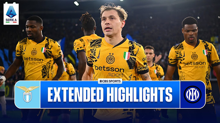 Lazio vs. Inter: Extended Highlights | Serie A | CBS Sports Golazo