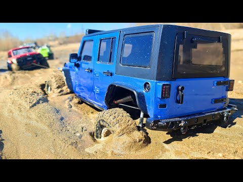 RC CARS vs. QUICKSAND BEACH! Epic Recovery Mission!