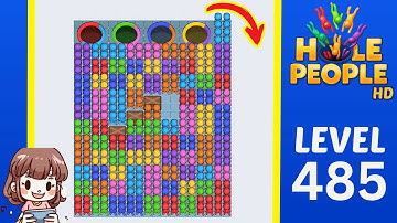 Hole People Level 485 Solution Walkthrough