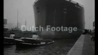 The mammoth tanker Melania in Amsterdam