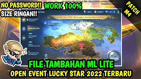 Data Open Event Lucky Star 2022 Terbaru Patch M4 | Data Tambahan ml lite