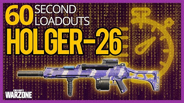 Holger-26 Warzone Class Setup - 60 Second Loudouts