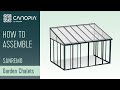 How to assemble sanremo sunroompatio enclosure  canopia by palram
