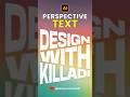 Perspective Text in Illustrator (Easy Trick!)