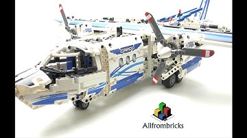 Lego Technic 42025 Cargo Plane Review 4K