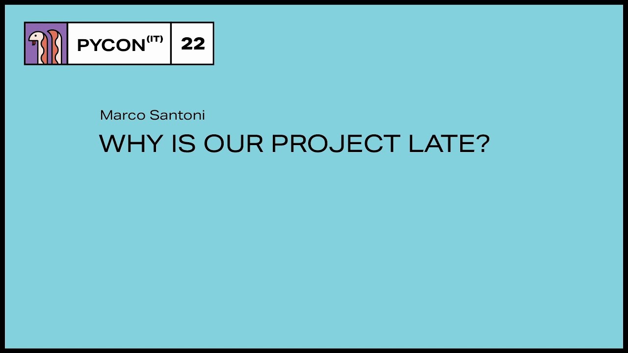 Image from Why is our project late?