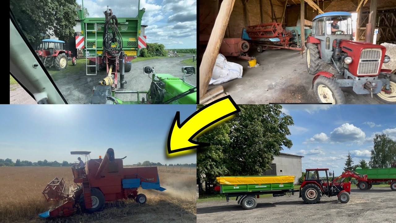 #598- Przedżniwne zamieszanie na podwórku! Czuć żniwa- Bizonek w rzepaku! Ładowarka do zgarnięcia!