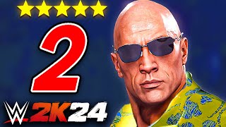 WWE 2K24 CARRIERA #2 - THE ROCK? NON MI SERVE! HO ???