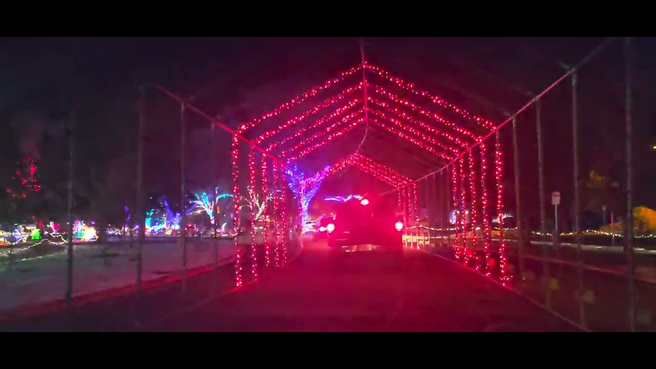 Layton Utah Christmas Lights Santa 2022 drive through YouTube