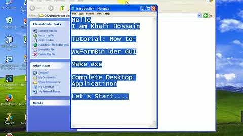 How to make complete desktop Application