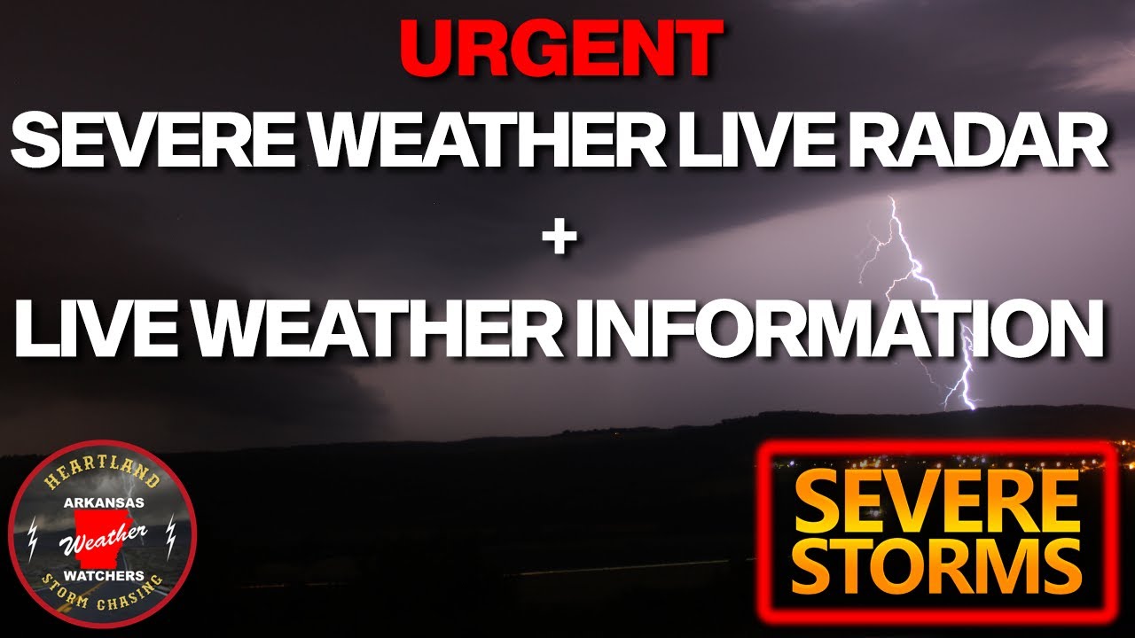 LIVE Arkansas Continuous Radar Severe Weather Coverage 7/21/23