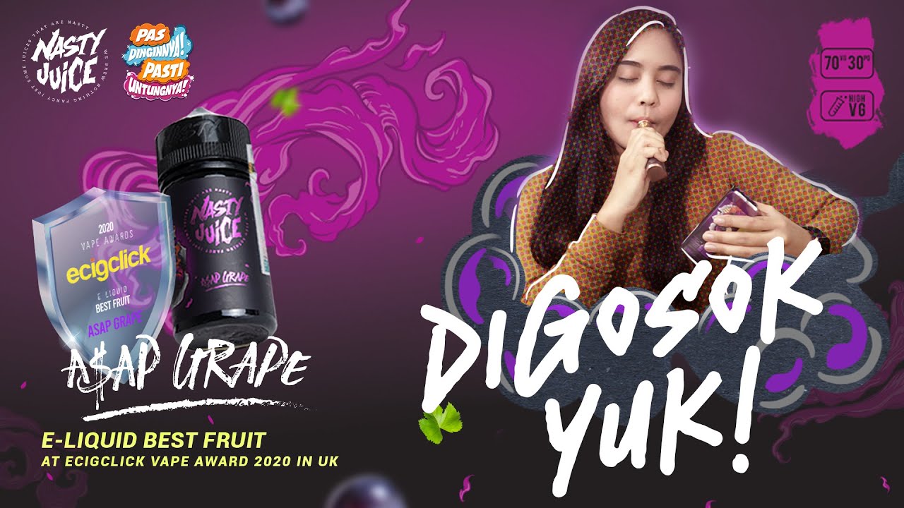 Dibuka Digosok Dihisap pake Asap grape