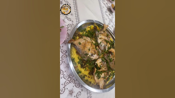 اكله السمك الزبيدي 😋