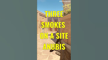 CS2 Anubis - Three Smokes On A Site #cs2 #anubis #cs2smoke