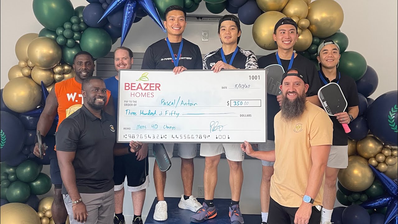 🔥💥Semi final + Final Courtside Pickleball Tournament Beazer Homes - Mens Doubles Skill:4.00🚨